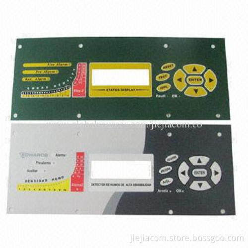 Polycarbonate Adhesive Label, PCB Front Panel Stickers, -20-70°C Operating Temperature